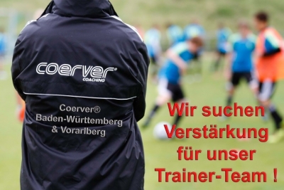Wir suchen Verstärkung für unser Trainer-Team im Gebiet Coerver® Hessen